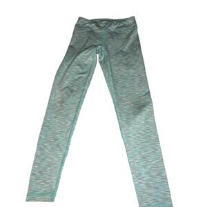 90 degree by reflex light teal stripe leggings size 7/8